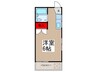 橘花荘 1Rの間取り
