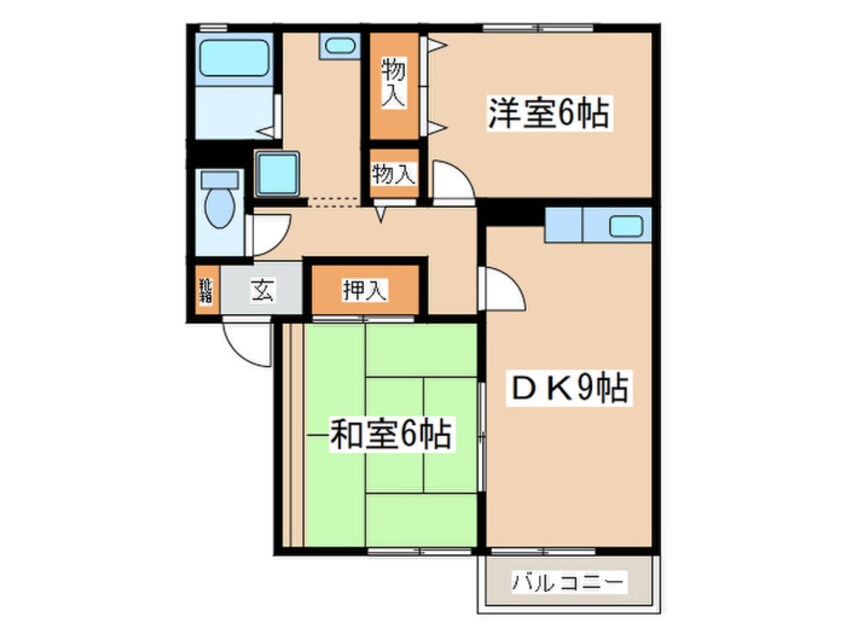 間取図 アネックスマルヤマ