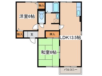 間取図 アネックスマルヤマ