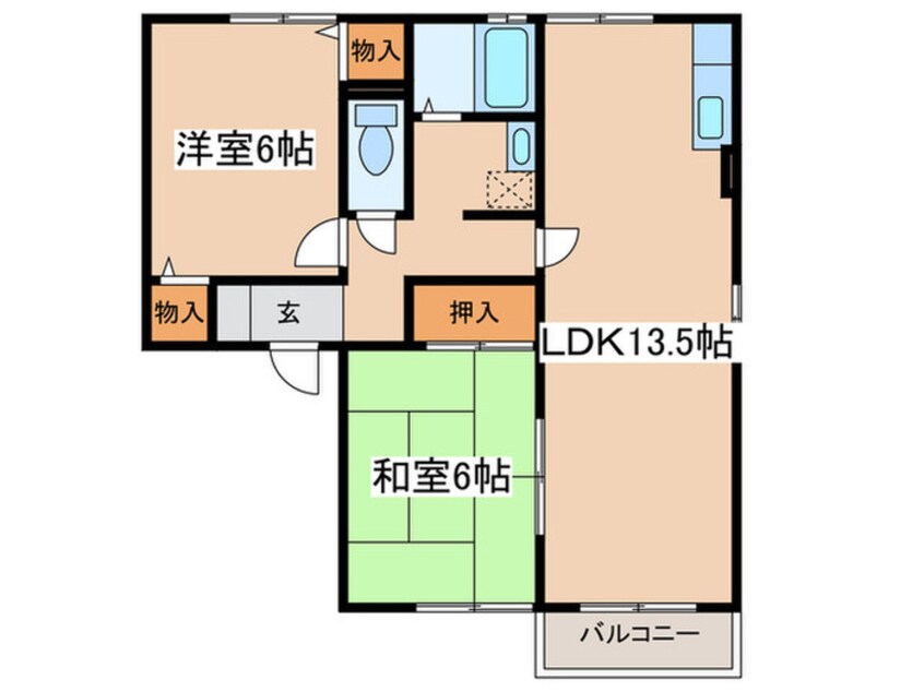 間取図 アネックスマルヤマ