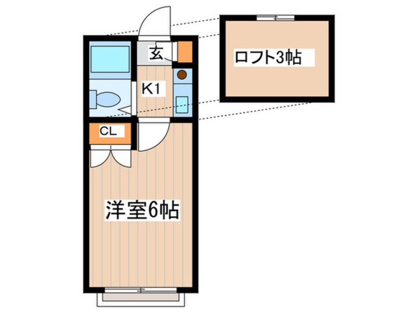 間取図 ルーブル小平