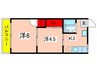 フォレスト洋光台 2Kの間取り