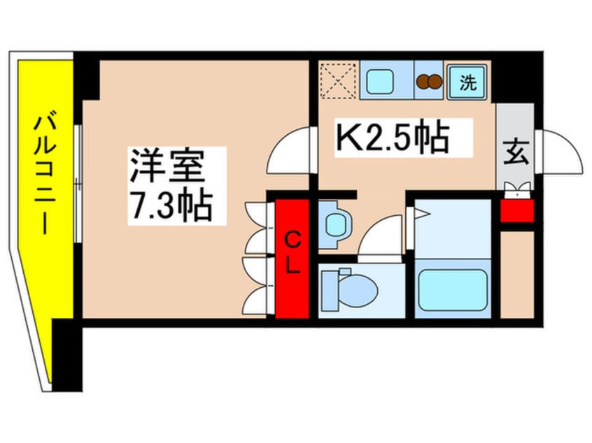 間取図 Ｊｏｙ　ｏｆ　Ｌｉｆｅ鶴川