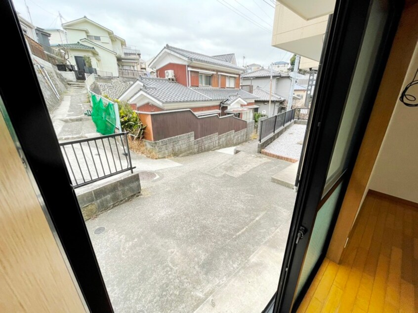 室内からの展望 サンハイム上町