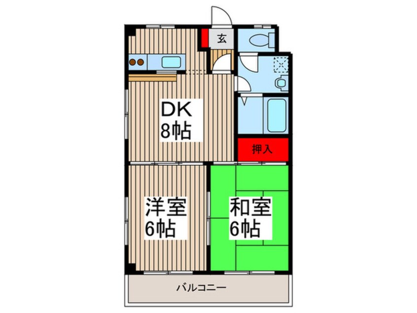 間取図 シャルム和広