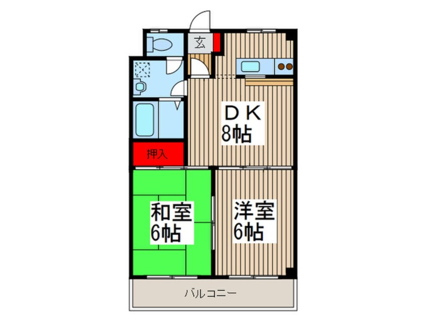 間取図 シャルム和広