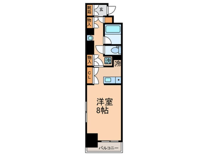 間取図 スプリ－ムツキシマ