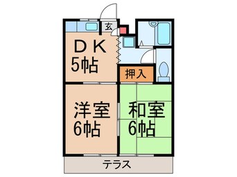 間取図 コ－ポアヅマ