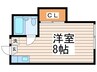 パレス豊玉 1Rの間取り