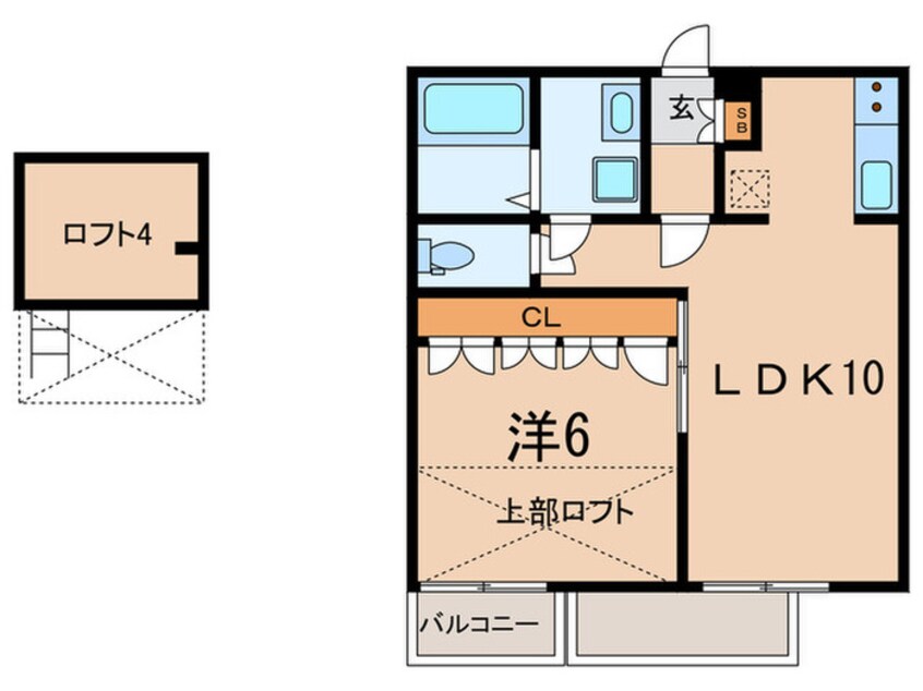 間取図 サニーフォレスト嶋