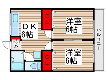 間取図 アネックス新開