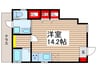 アルーム 1Rの間取り