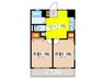 三信マンション 2DKの間取り