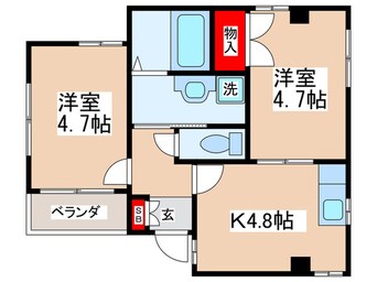 間取図 オーシャ国立