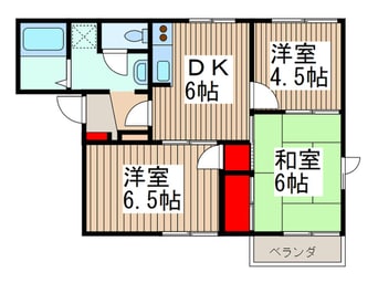 間取図 フレグランス９７８Ａ
