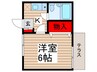 オレンジレジデンス 1Kの間取り