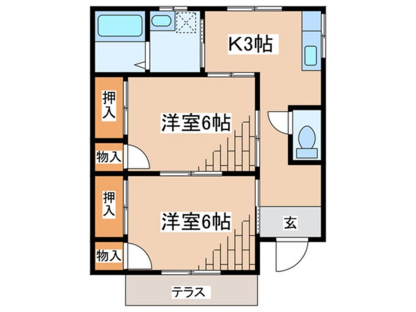間取図 ハイム高崎