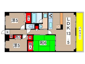 間取図 サンライズガ－デン