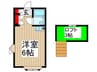 プチレヂデンス 1Rの間取り