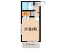 シャルマン本町 1Kの間取り