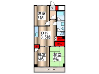 間取図 パ－ルマンション１