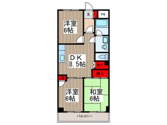 間取図 パ－ルマンション１