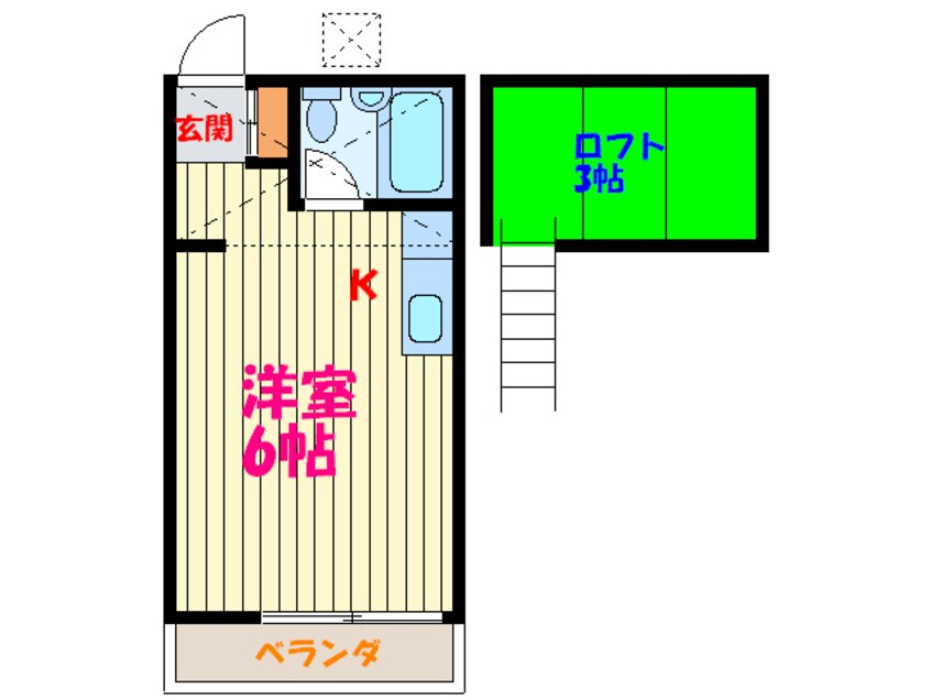 間取図 光コ－ポ