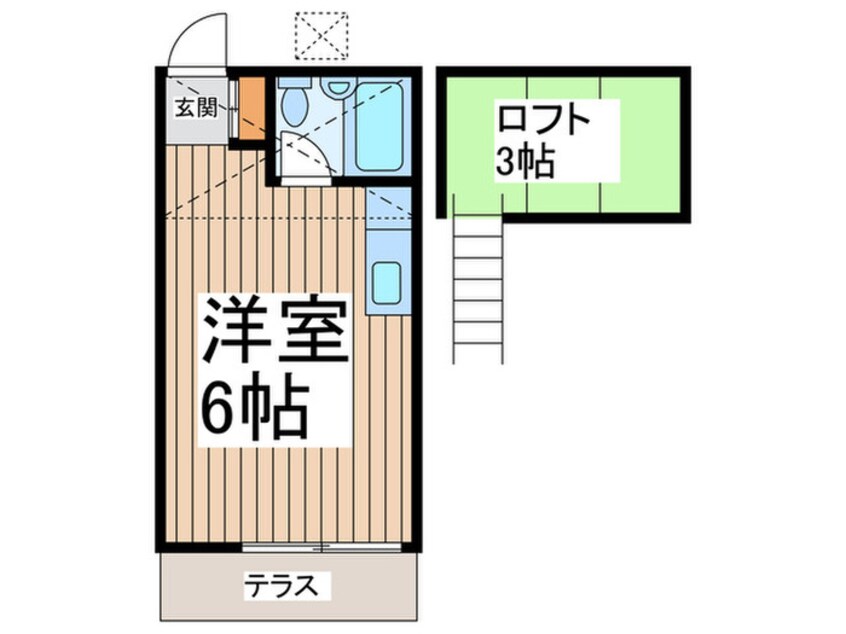 間取図 光コ－ポ