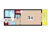 マンションみどり 1Kの間取り