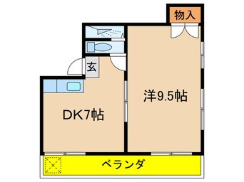 間取図 用賀1514