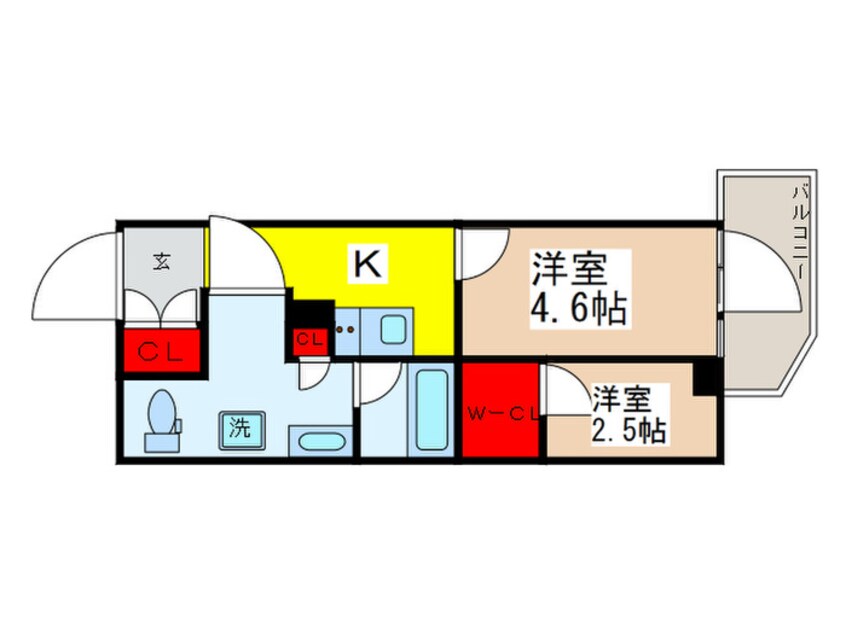 間取図 ARKMARK水天宮前Ⅰ