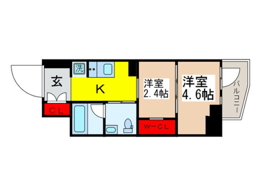 間取図 ARKMARK水天宮前Ⅰ