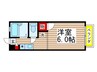 ベルコリ－ヌⅢ 1Rの間取り