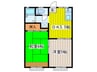 ＣＡＳＡ  ＥＳＴＡＣＩＯＮ 2DKの間取り