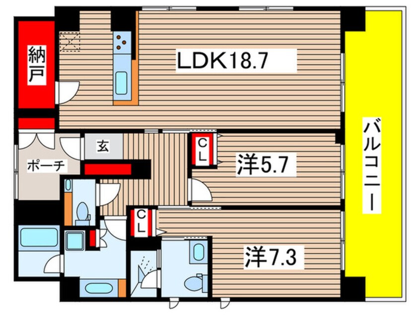 間取図 WHARF森下