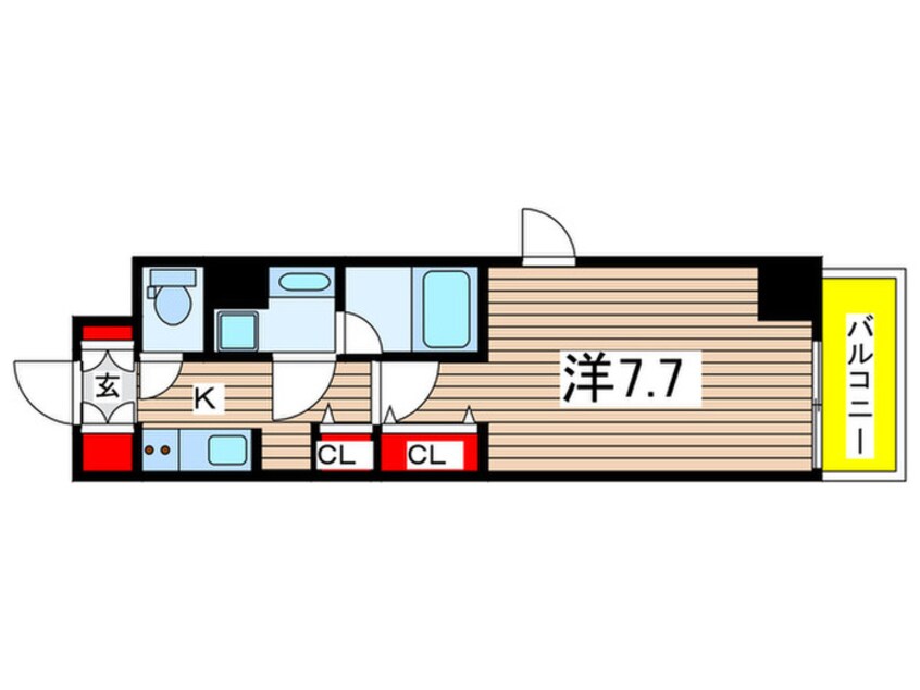 間取図 WHARF森下