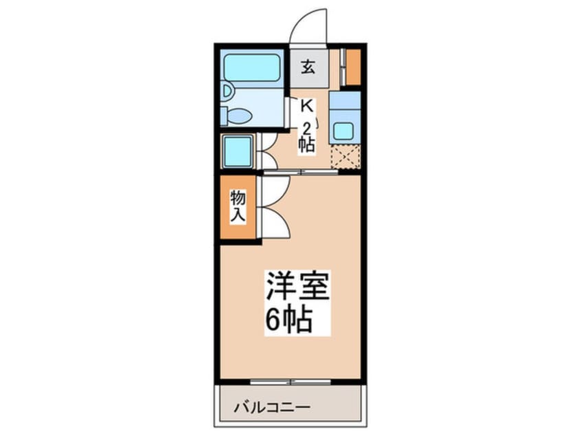 間取図 クレ―ル和泉