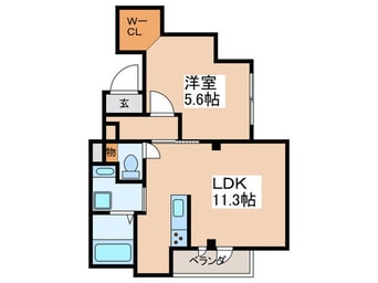 間取図 ビューノ　クレイン