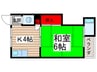 Bell　Flora 1Kの間取り