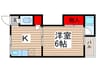Bell　Flora 1Kの間取り