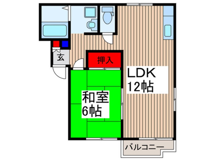 間取図 エクセレントハイツ