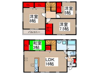 間取図 ﾏｲﾎｰﾑﾈｸｽﾄ松戸新田２号棟