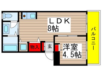 間取図 グレ－スコ－ト