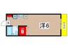 アゼリアハイツ 1Rの間取り