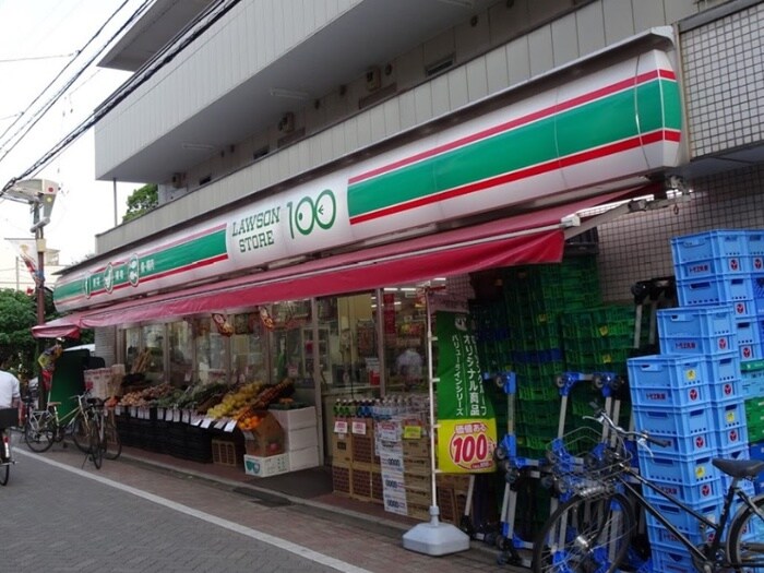 ローソンストア100吉祥寺本町三丁目店(コンビニ)まで600m ハイツ吉祥寺