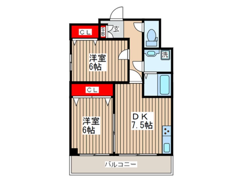 間取図 センターハウス