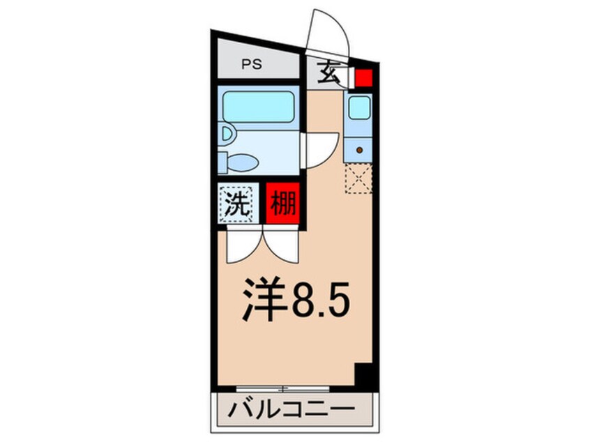 間取図 パ－ルハイツ大塚