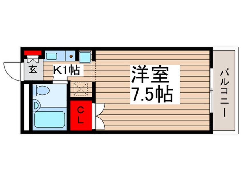 間取図 エミネンス船橋