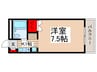 エミネンス船橋 1Kの間取り
