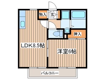 間取図 ユアサイド